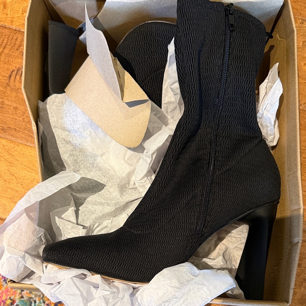 ASOS Black Heeled Boots